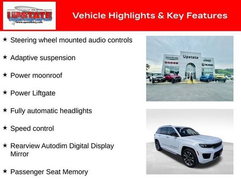 Used 2023 Jeep Grand Cherokee Overland w/ Luxury Tech Group IV AWD/4WD image 16