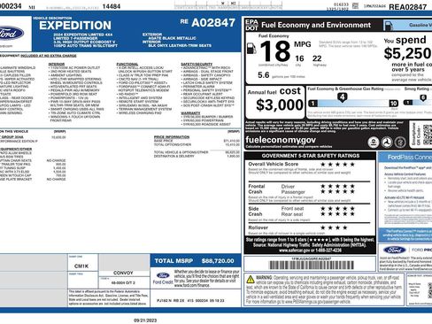 Used 2024 Ford Expedition Limited AWD/4WD image 3