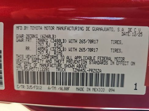 New 2026 Toyota Tacoma TRD Off-Road image 33