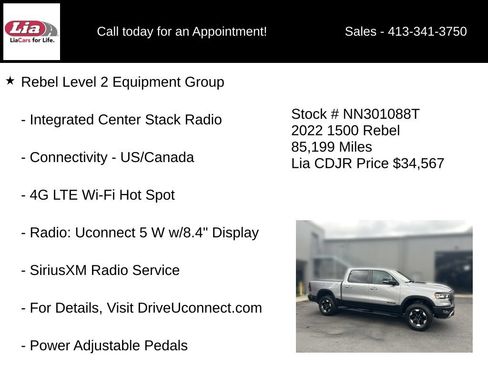 Certified 2022 RAM 1500 Rebel w/ Rebel Level 2 Equipment Group AWD/4WD image 26