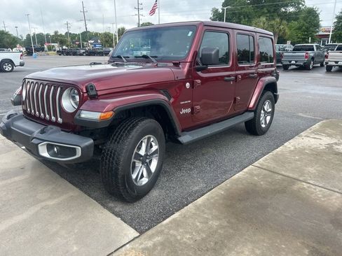 Used 2021 Jeep Wrangler Unlimited Sahara AWD/4WD image 1