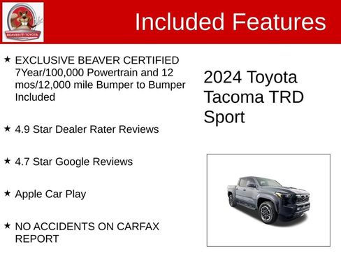 Used 2024 Toyota Tacoma TRD Sport image 4