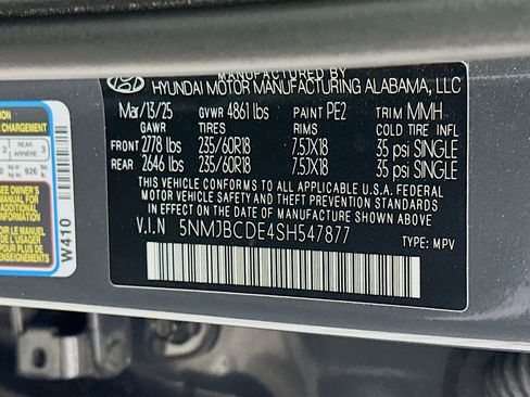 Used 2025 Hyundai Tucson SEL AWD/4WD image 12