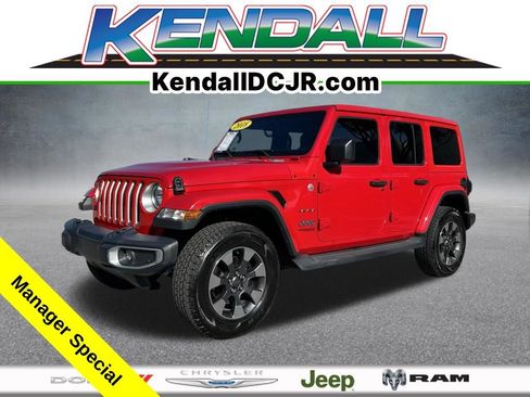 Used 2018 Jeep Wrangler Unlimited Sahara AWD/4WD image 1