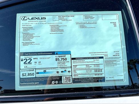 New 2026 Lexus IS 350 F Sport RWD image 22