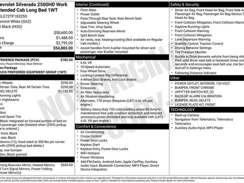 New 2026 Chevrolet Silverado 2500 W/T w/ WT Convenience Package image 33