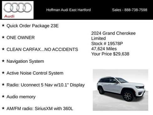 Used 2024 Jeep Grand Cherokee Limited AWD/4WD image 6