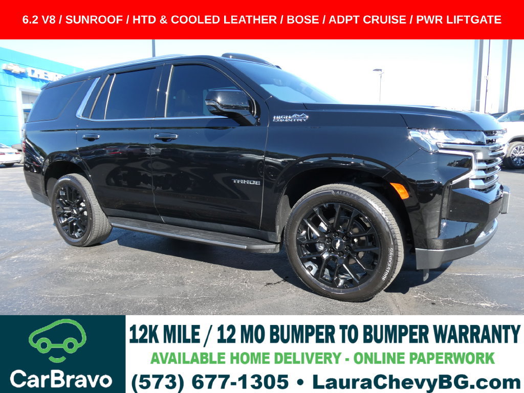 Certified 2022 Chevrolet Tahoe High Country AWD/4WD image 1