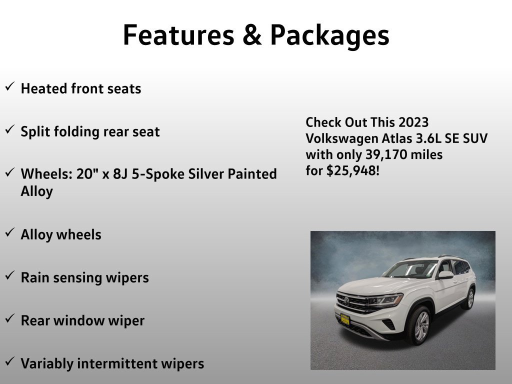 Used 2023 Volkswagen Atlas SE AWD/4WD image 16