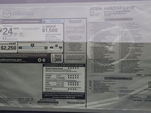 Used 2024 MAZDA CX-5 2.5 Turbo image 39