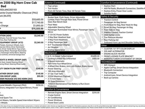 Certified 2022 RAM 2500 Big Horn w/ Night Edition image 4