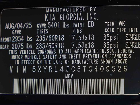 Certified 2026 Kia Sorento S FWD image 33
