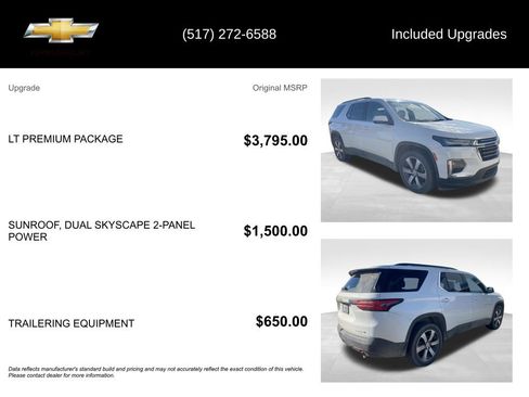 Certified 2023 Chevrolet Traverse LT w/ LT Premium Package AWD/4WD image 15