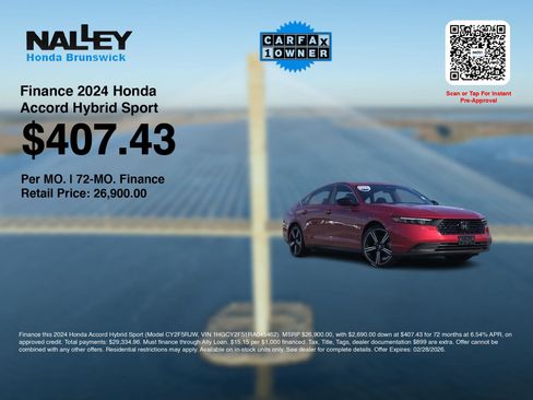 Certified 2024 Honda Accord Sport image 3