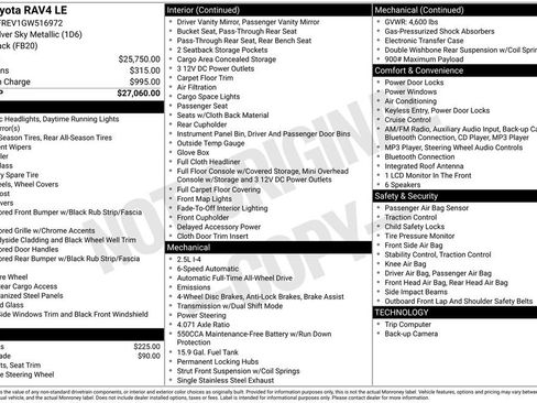 Used 2016 Toyota RAV4 LE image 25