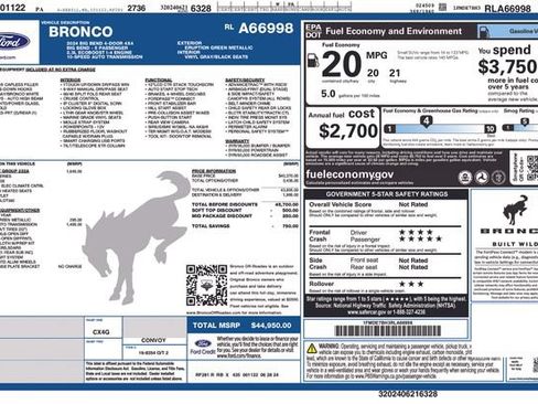 Used 2024 Ford Bronco Big Bend AWD/4WD image 7