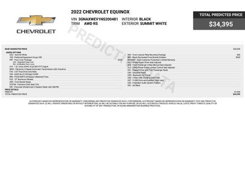 Used 2022 Chevrolet Equinox RS AWD/4WD image 3