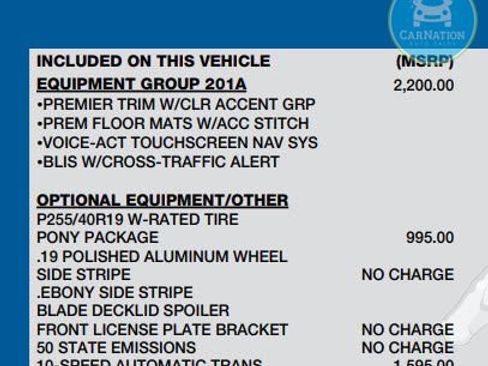 Used 2020 Ford Mustang Premium w/ Equipment Group 201A image 18