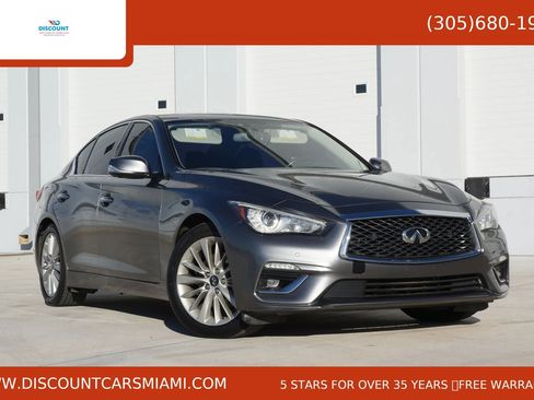 Used 2021 INFINITI Q50 Luxe image 1