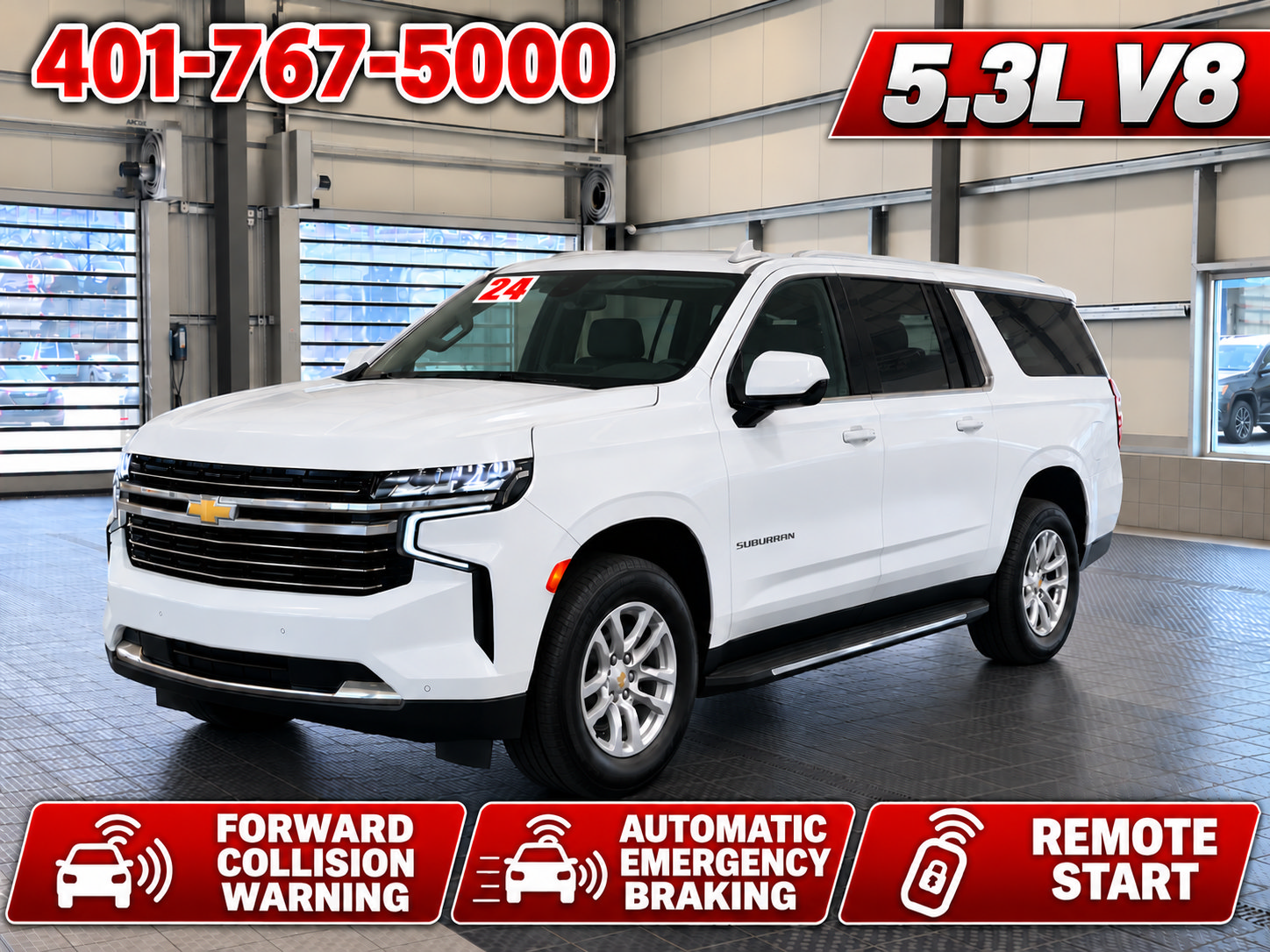Used 2024 Chevrolet Suburban LT AWD/4WD image 3
