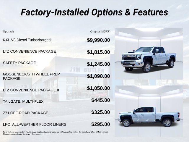 Used 2025 Chevrolet Silverado 2500 LTZ w/ LTZ Convenience Package AWD/4WD image 3