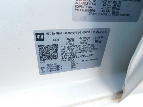 Used 2022 GMC Sierra 1500 AT4X AWD/4WD image 12