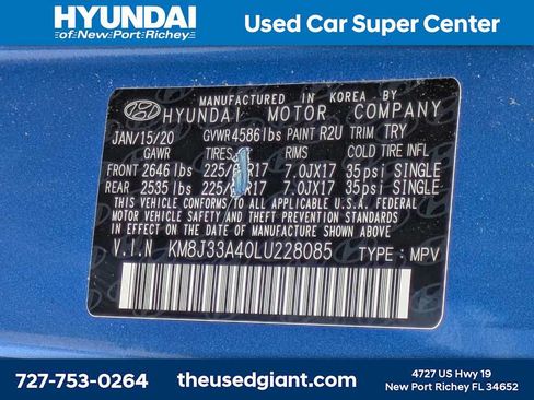 Used 2020 Hyundai Tucson Value FWD image 33