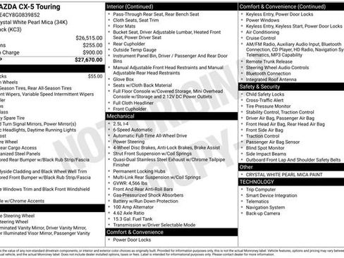 Used 2016 MAZDA CX-5 Touring image 19