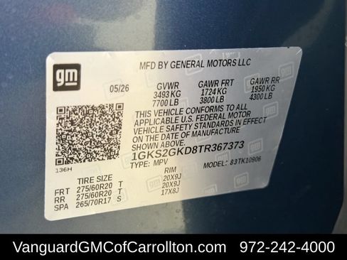 New 2026 GMC Yukon XL Elevation w/ Elevation Premium Package AWD/4WD image 27