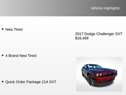 Used 2017 Dodge Challenger SXT image 8