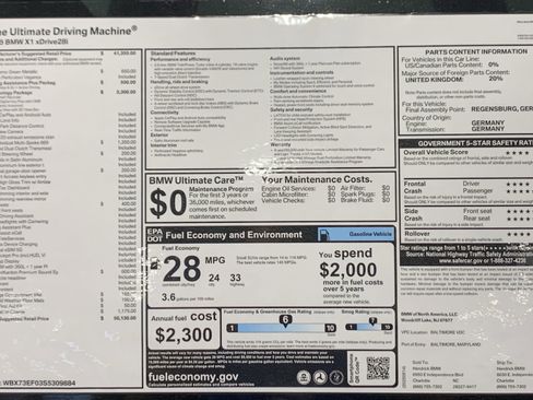Certified 2025 BMW X1 xDrive28i w/ Technology Package AWD/4WD image 31