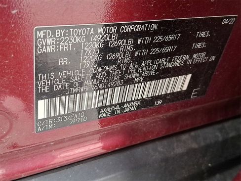 Used 2022 Toyota RAV4 XLE w/ Convenience Package image 29