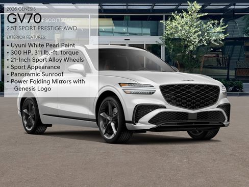 New 2026 Genesis GV70 2.5T Sport Prestige image 3