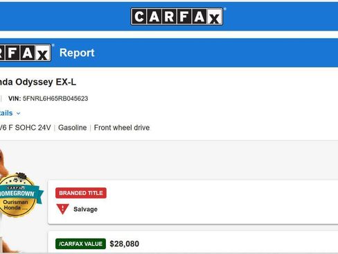Used 2024 Honda Odyssey EX-L image 57