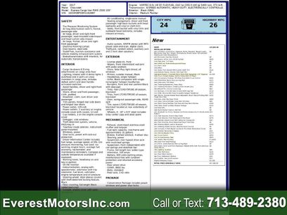 Used 2017 Chevrolet Express 2500 Extended