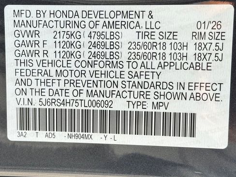 New 2026 Honda CR-V EX-L image 22