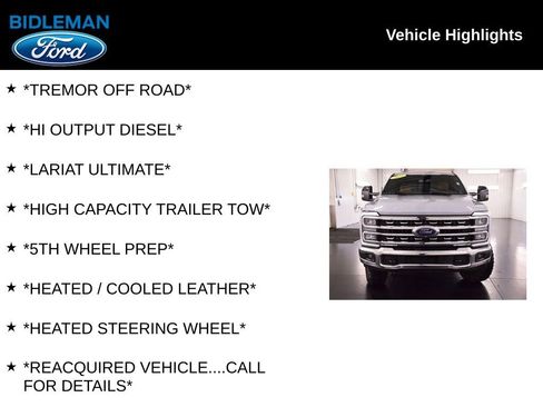 Used 2025 Ford F250 Lariat w/ Lariat Ultimate Package AWD/4WD image 10