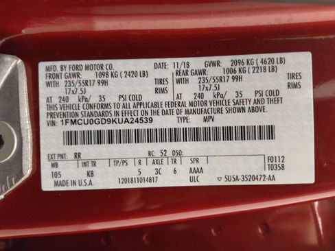 Used 2019 Ford Escape SE FWD image 33