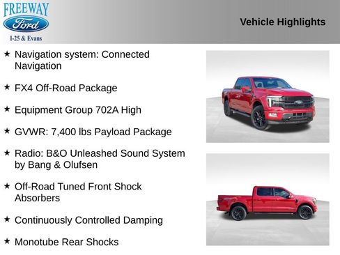 Used 2024 Ford F150 Platinum w/ Equipment Group 702A High AWD/4WD image 2