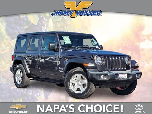 Used 2021 Jeep Wrangler Unlimited Sport image 1