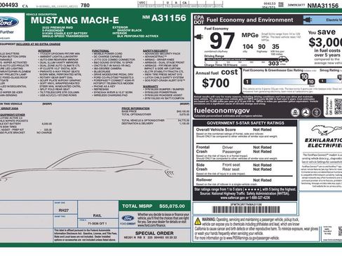 Certified 2022 Ford Mustang Mach-E Premium RWD image 6