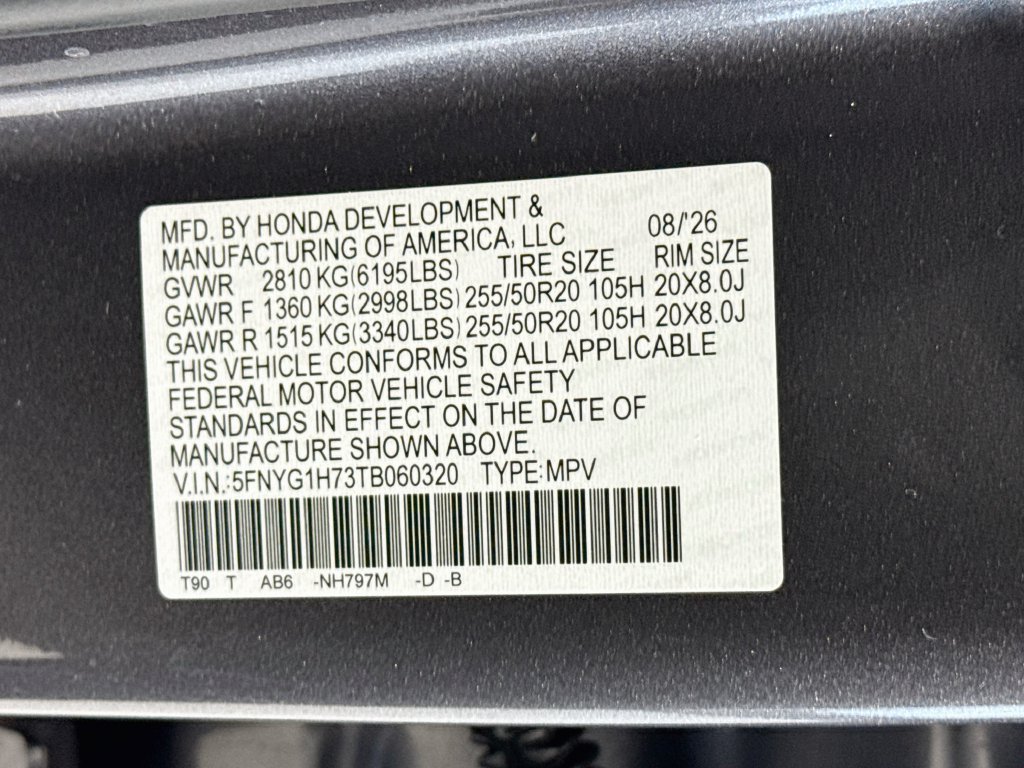 New 2026 Honda Pilot Touring image 33