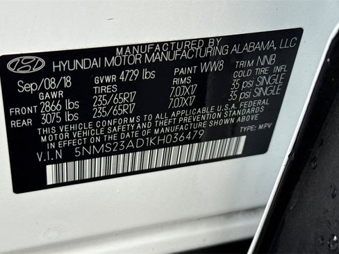 Used 2019 Hyundai Santa Fe SE image 34