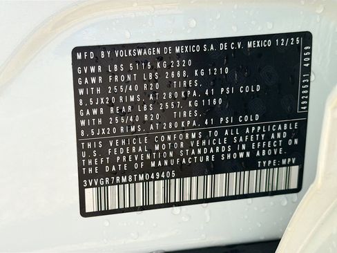 New 2026 Volkswagen Tiguan SE R-Line AWD/4WD image 42