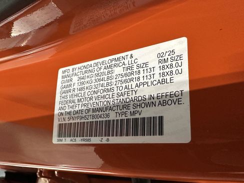 Certified 2026 Honda Passport TrailSport image 16