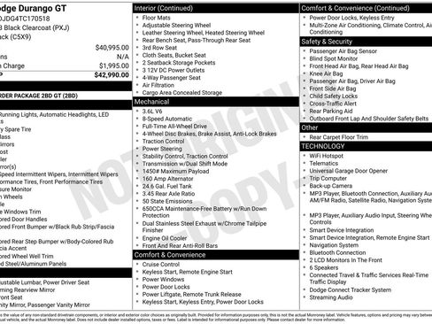 Used 2026 Dodge Durango GT AWD/4WD image 40