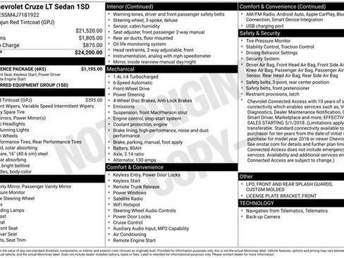 Used 2018 Chevrolet Cruze LT w/ Convenience Package FWD image 18