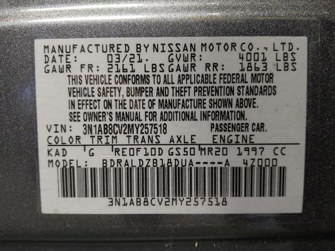 Used 2021 Nissan Sentra SV w/ Electronics Package image 33