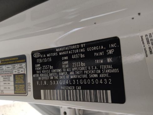 Used 2016 Kia Optima EX w/ Premium Package image 33