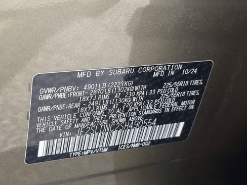 Used 2025 Subaru Forester Limited w/ Popular Package #2 AWD/4WD image 36
